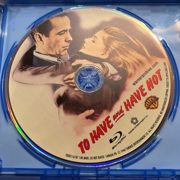 Blueray disc to have and have not Ernest Hemingway Humphrey Bogart Lauren Bacall - Picture 4 of 4